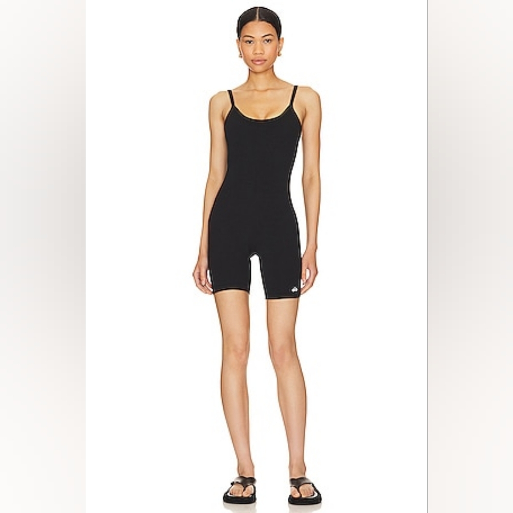 Alo Yoga Seamless Mellow Romper Size Xs Black Very Gently Used